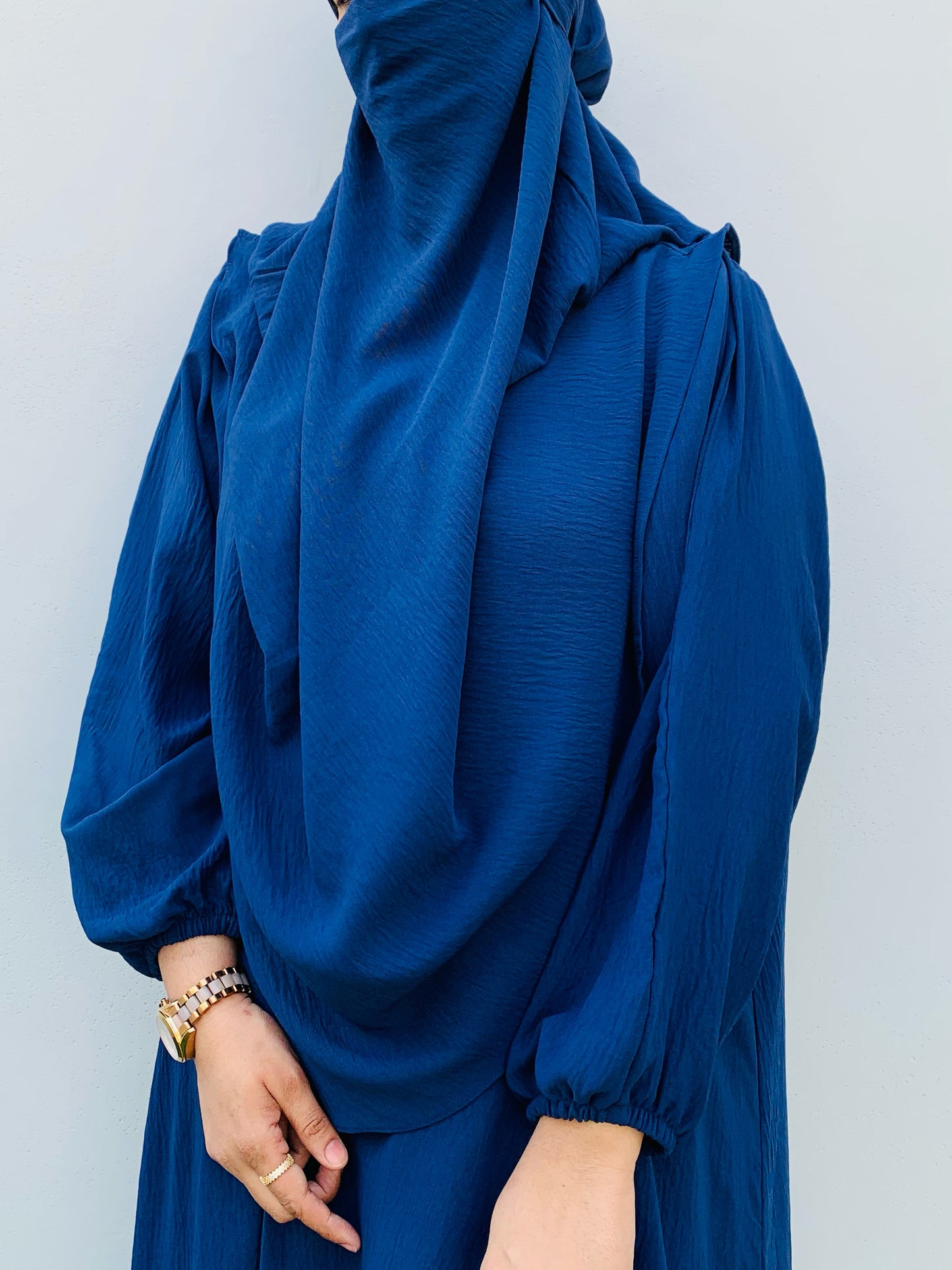 Taliyah Khimar  2 PC Set Royal Blue