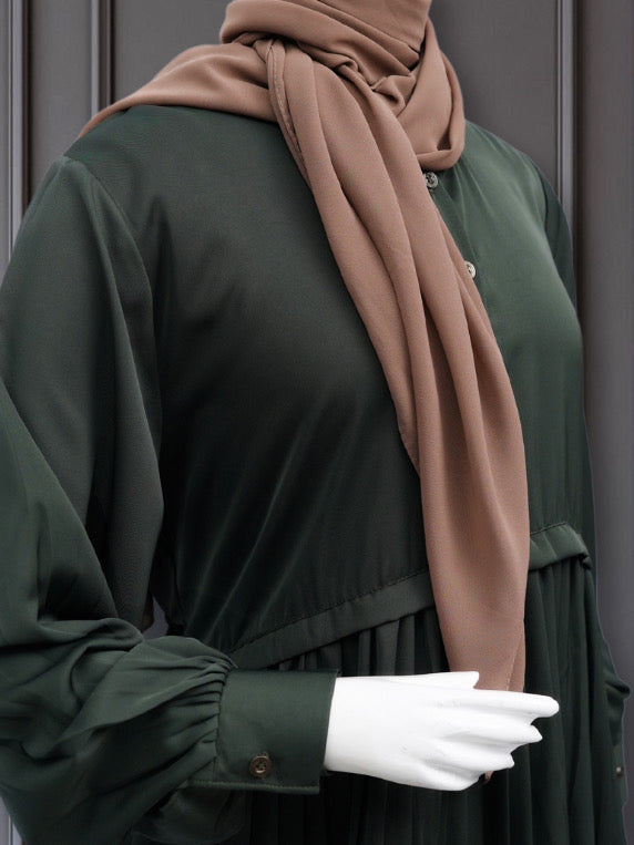 Caria Maxi Abaya Fern Green