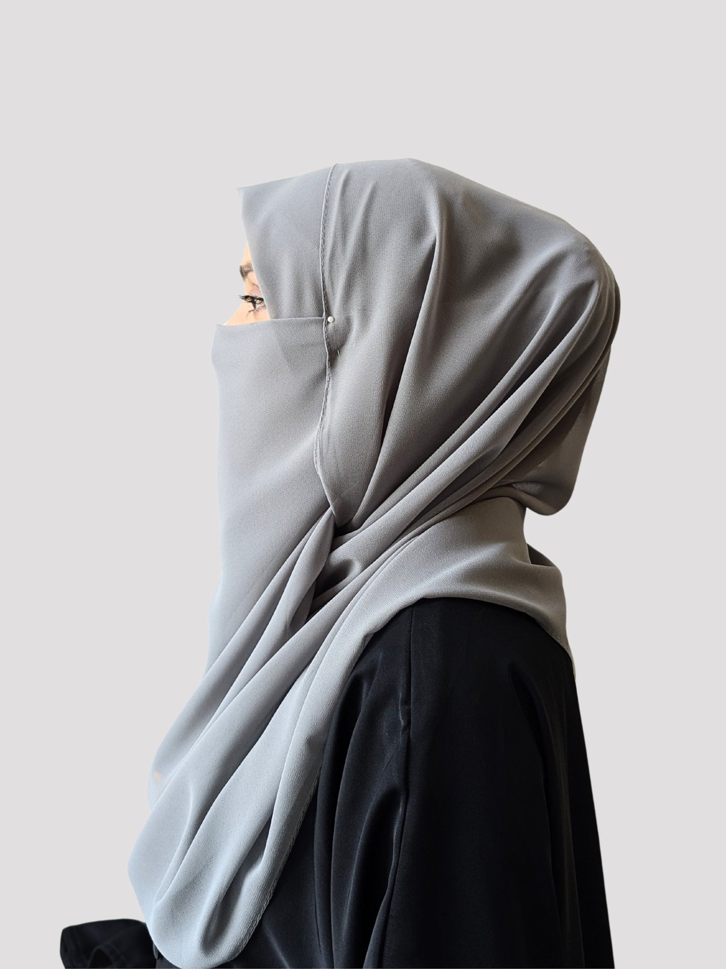 MAXI GEORGETT HIJAB – SILVER