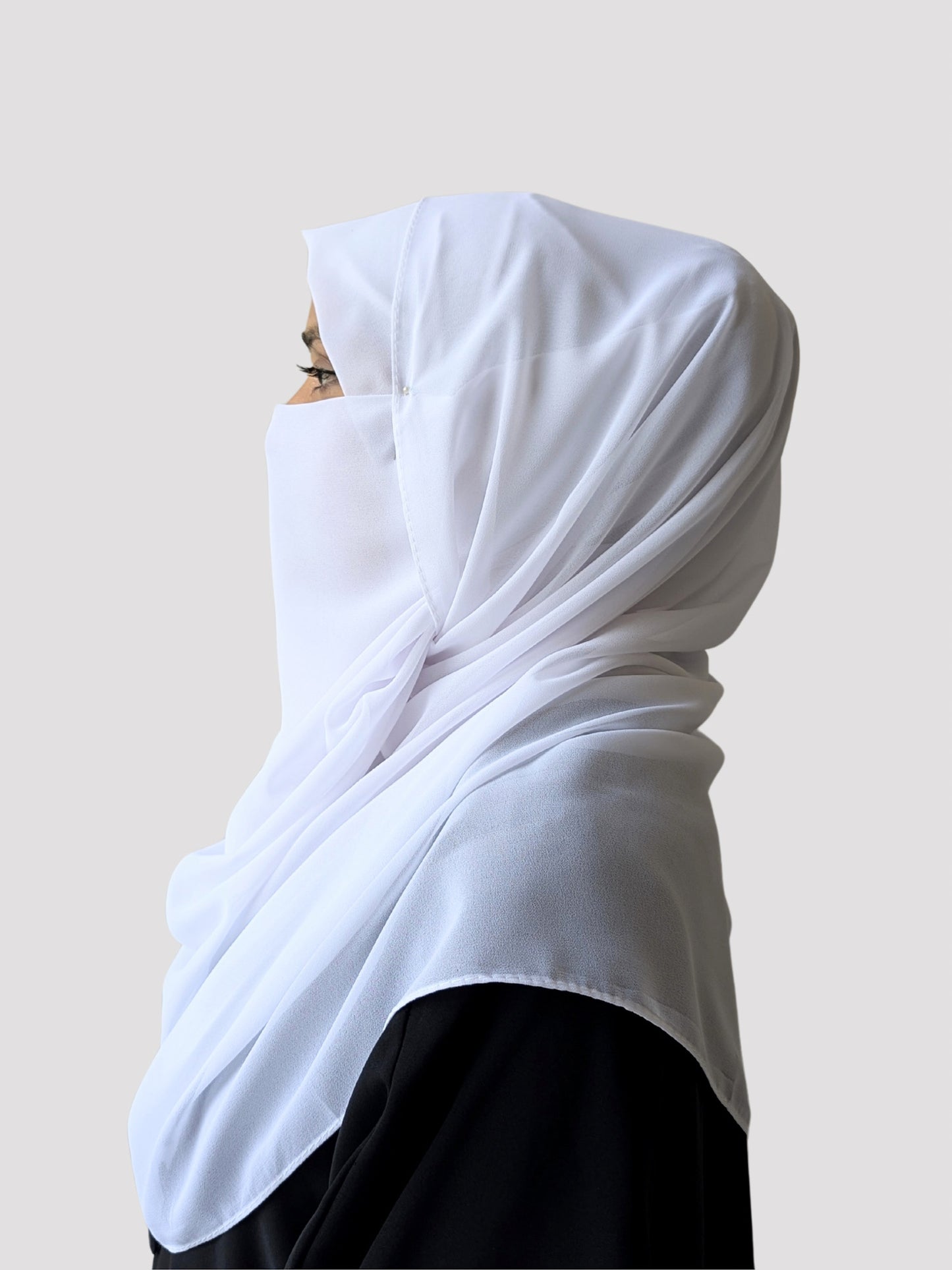 MAXI GEORGETT HIJAB – WHITE