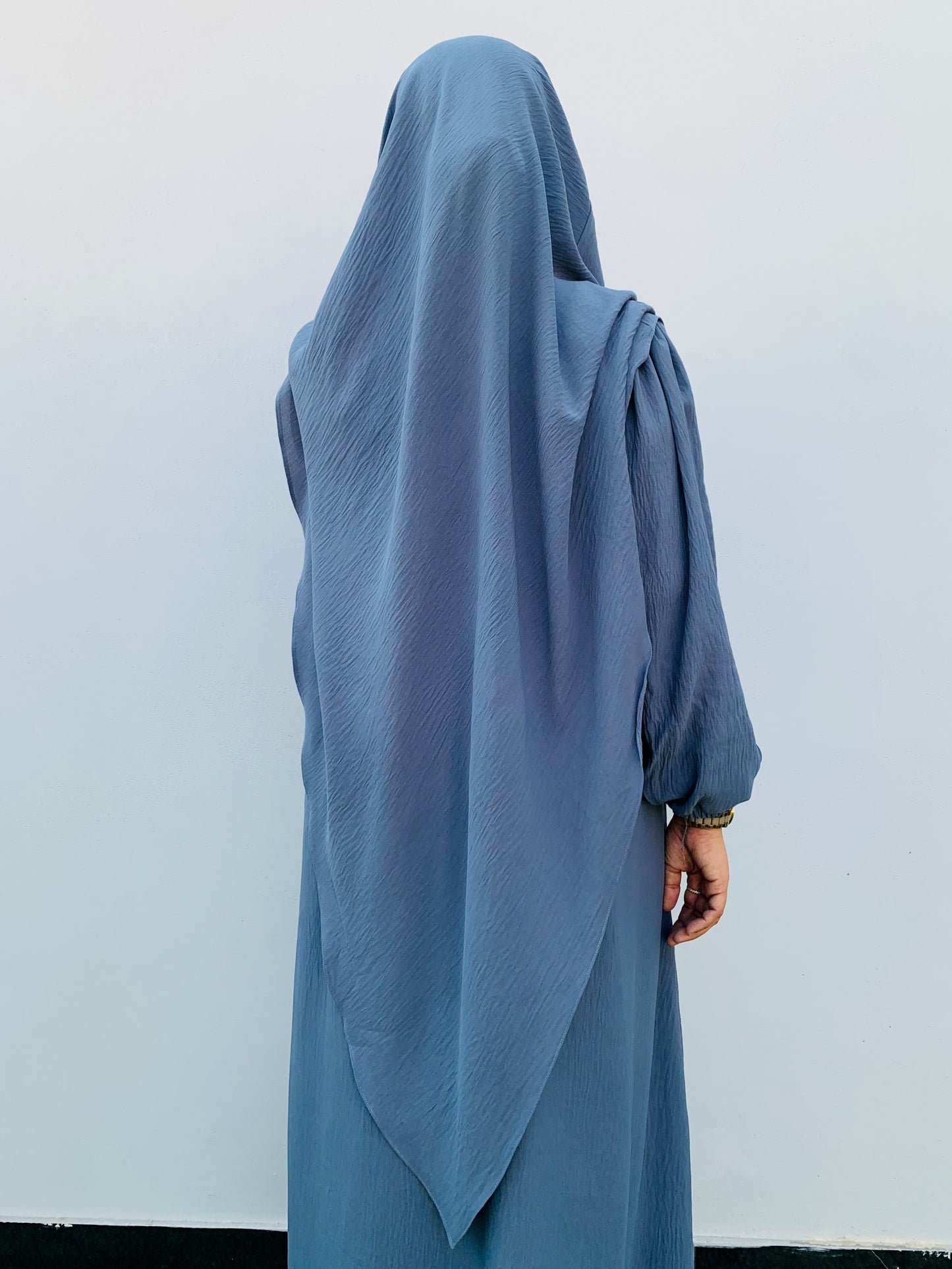 TALIYAH KHIMAR  2 PC SET ( SEA MIST)