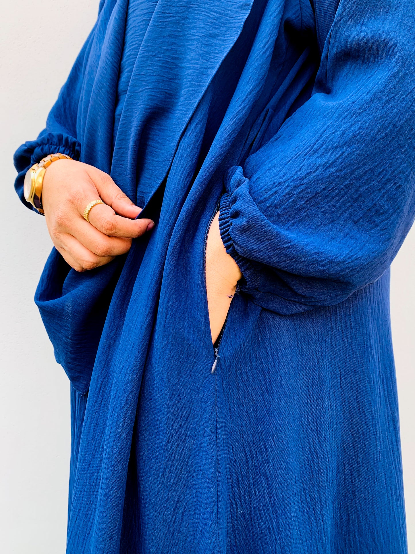 Taliyah Khimar  2 PC Set Royal Blue