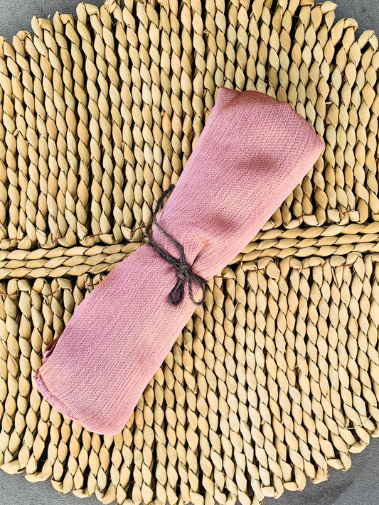 SILK CHIFFON HIJAB – DEEP PINK