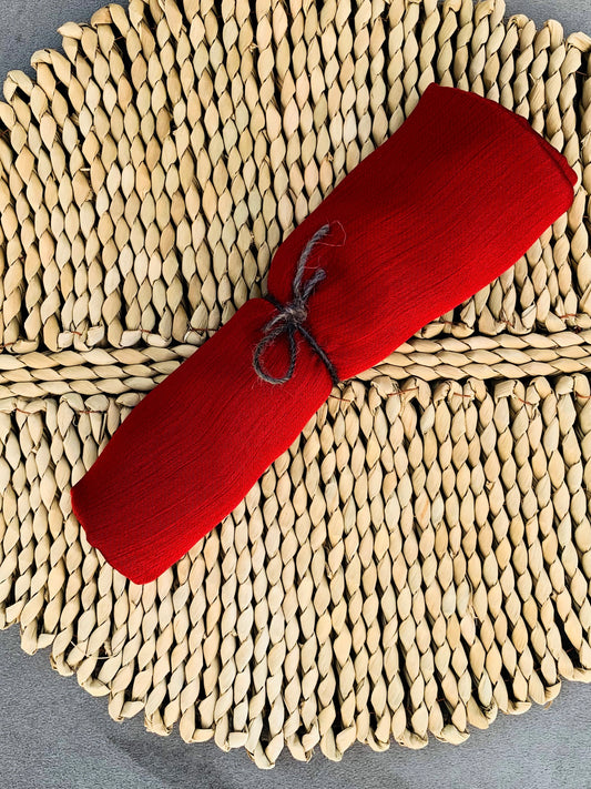 SILK CHIFFON HIJAB –RED