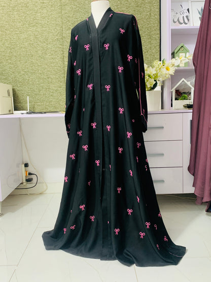 Bow Abaya Timeless Elegance