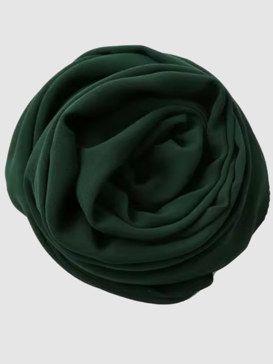 MAXI GEORGETT HIJAB – DARK GREEN
