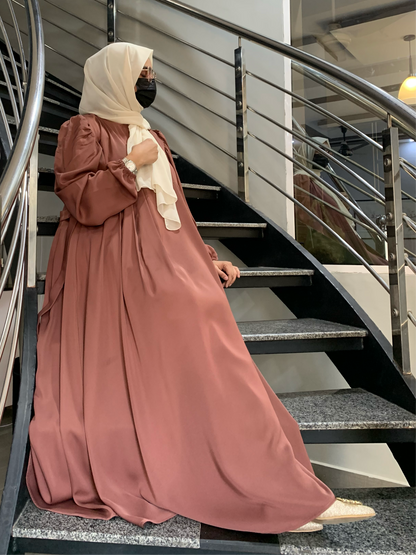 Memel Maxi Abaya Peach Pink