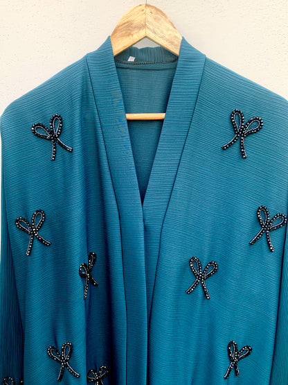 LUX TEAL BOW