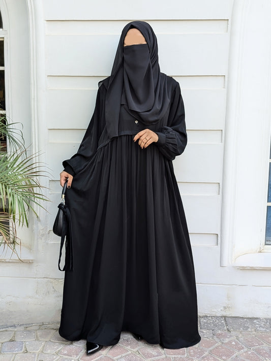 Caria Maxi Abaya Black