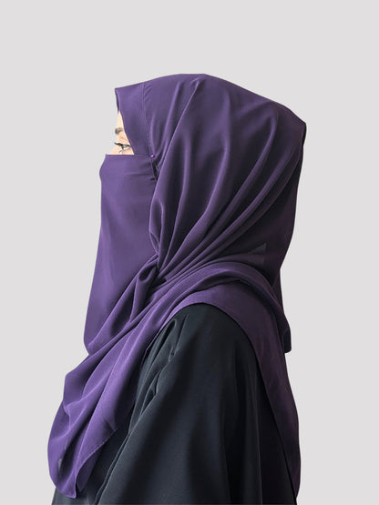 MAXI GEORGETT HIJAB – PURPLE