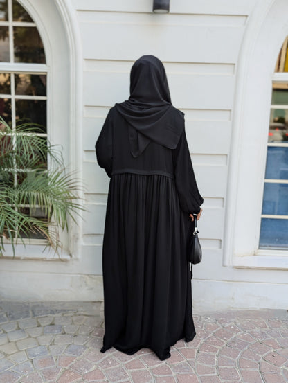Caria Maxi Abaya Black