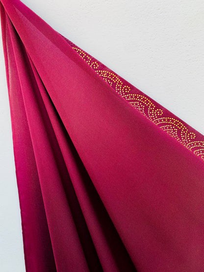 CHIFFON SHAWL EMBELLISHMENTS – LARGE SIZE MEHRON