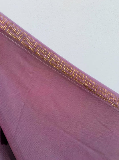 CHIFFON SHAWL EMBELLISHMENTS – LARGE SIZE TEA PINK
