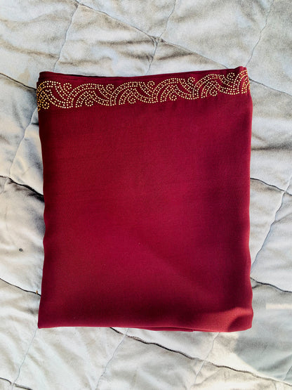 CHIFFON SHAWL EMBELLISHMENTS – LARGE SIZE MEHRON