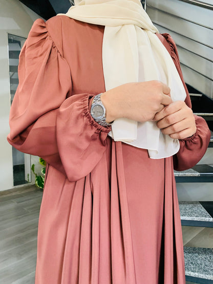 Memel Maxi Abaya Peach Pink